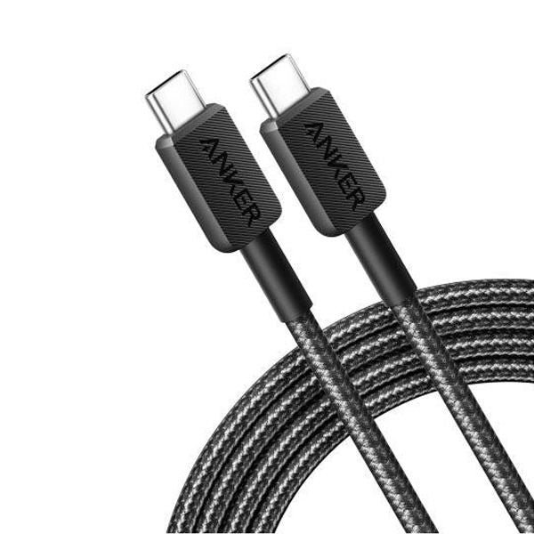 A81F6H11_99e3fc6a-4d29-44a0-b665-b62189d3e4ae.jpg Anker 322 USB-C To USB-C Cables 6ft Braided - Image 1