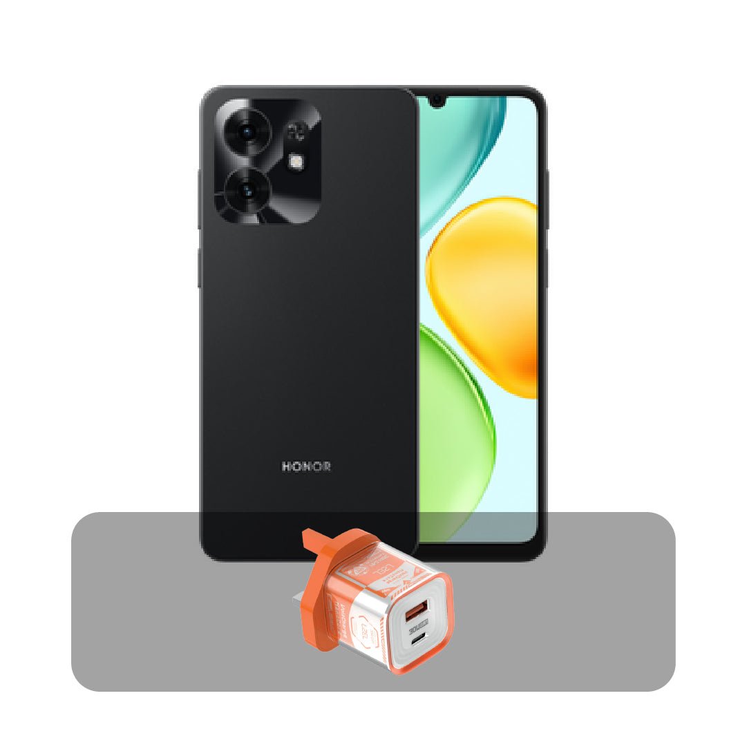 HON_X6D_5G_256-4_BLK_i2.jpg Honor X6d 5G Smartphone – 4GB RAM, 256GB Storage + Bundle Offer | Midnight Black - Image 1