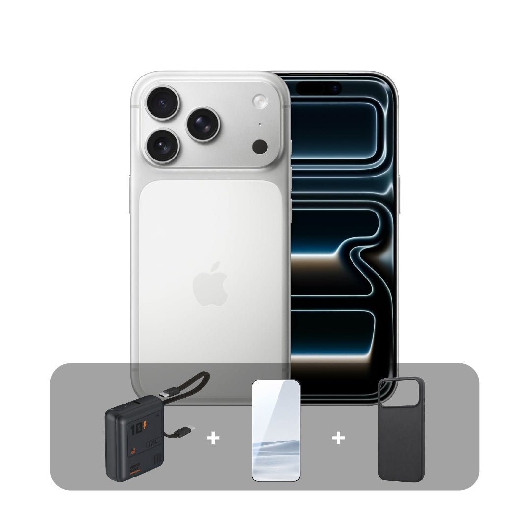 IPH17PRO256S-100_9e92137d-9171-42dc-817a-d3e592f16494-1.jpg Apple iPhone 17 Pro Max- 256GB - 6.9 inch - Dual eSim+ Bundle Offer (USA Version) | Silver - Image 1