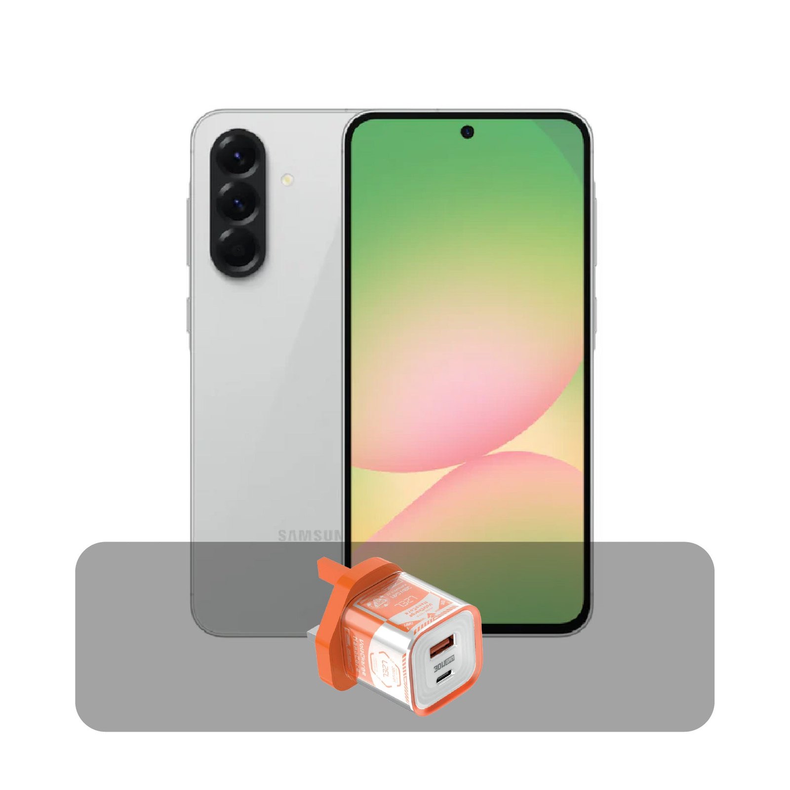 SMA566_5G_128-8_LGRY_NP.jpg Samsung Galaxy A56 5G - 128GB - 8GB RAM + Bundle Offer | Light Gray - Image 1