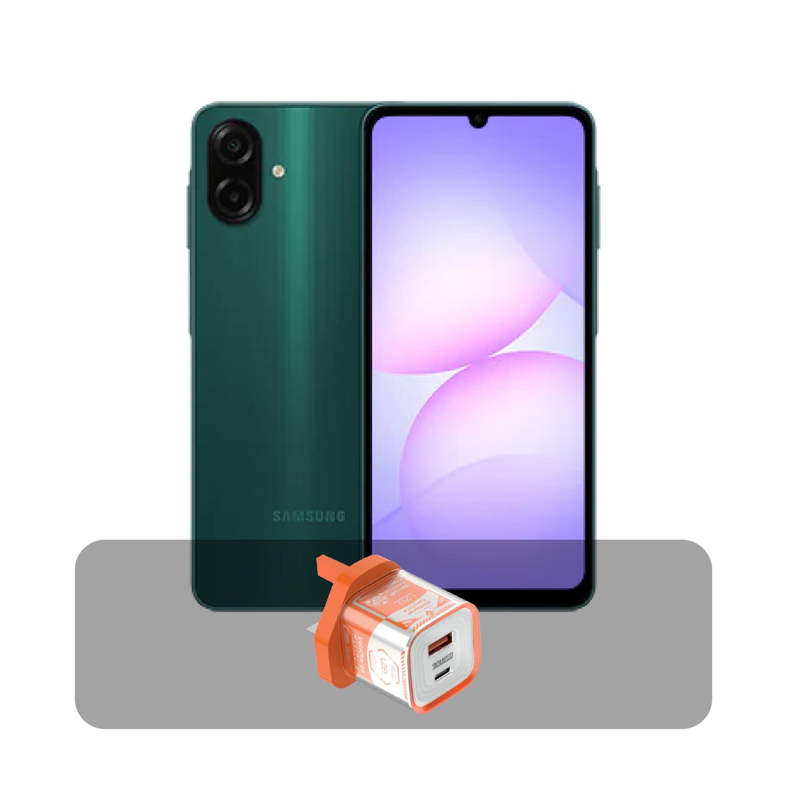Untitled-5_SMA075_4G_128-4_GRNNP.jpg Samsung Galaxy A07 Phone - 128GB - 4GB RAM - 6.7 inch + Bundle Offer | Green - Image 1