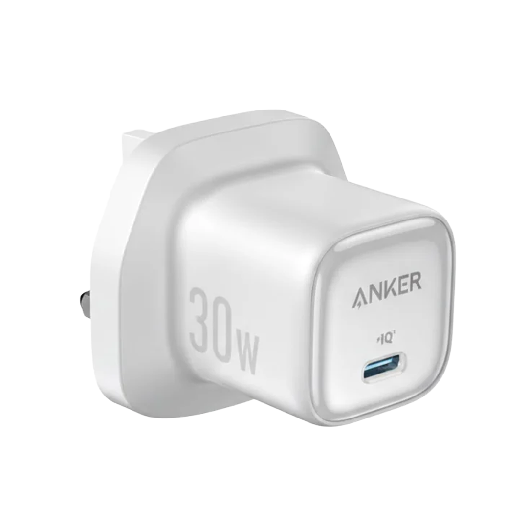aa_781ea21e-396f-427a-a960-165be6ab58bd.png Anker Zolo 30W Compact USB C GaN Charger | White - Image 1